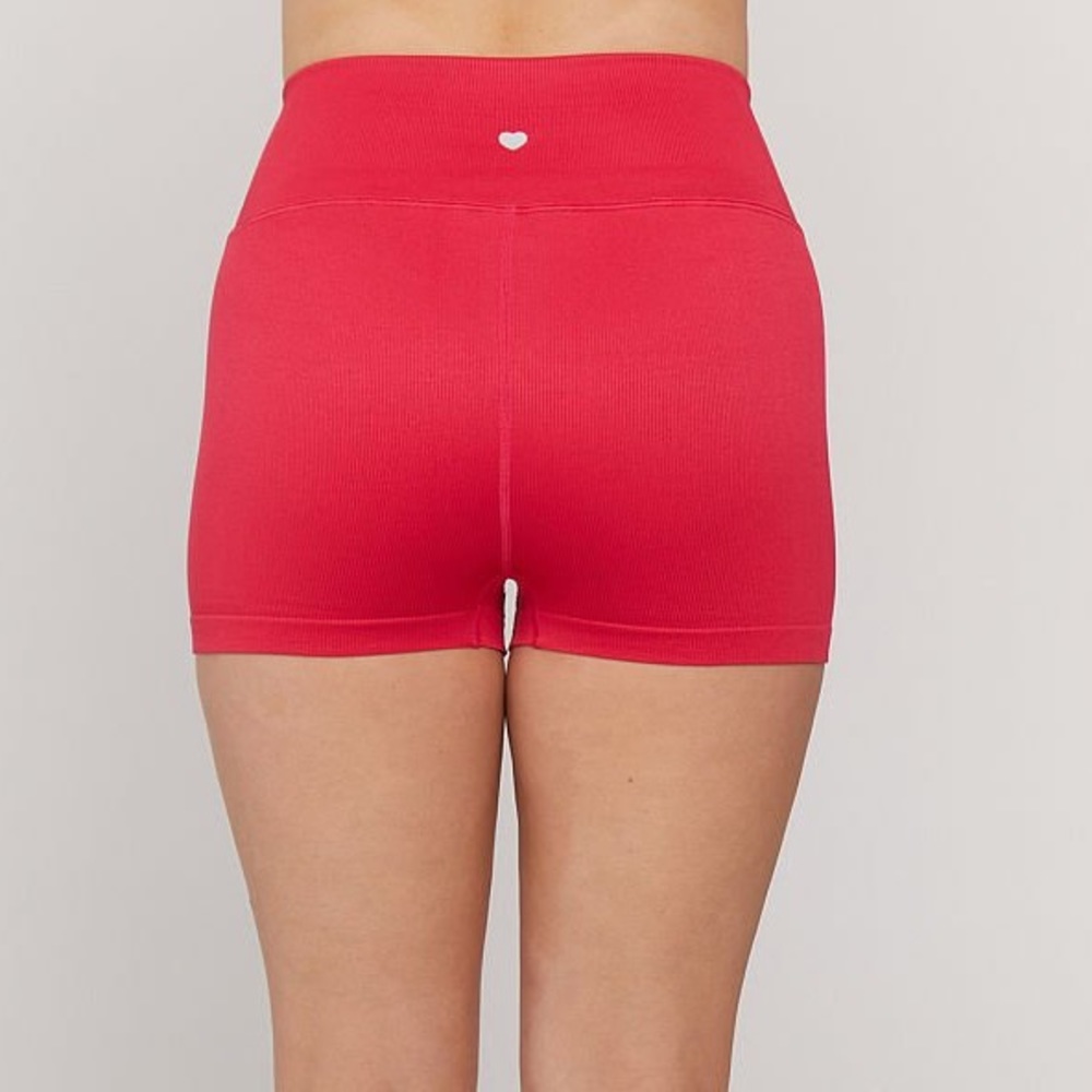 Spiritual Gangster high waist ribbed shorts